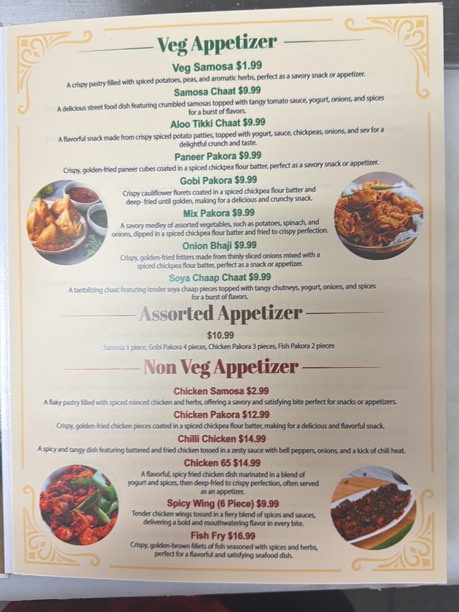 Taj Mahal Indian Restaurant Menu - Image 5